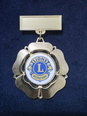 Detailed Medal Bar with Ring Loop and Optional Ceremonial Medal