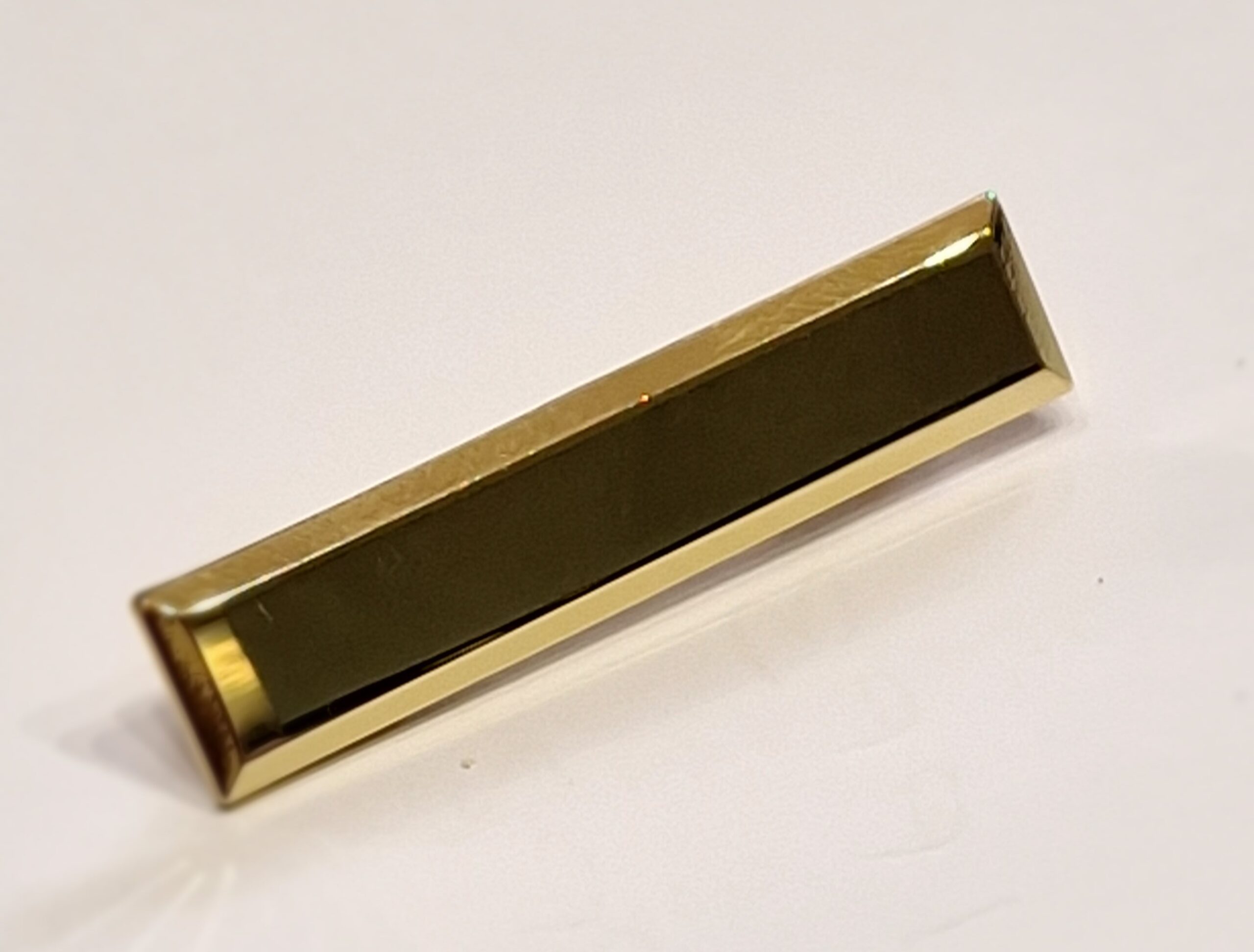 BLANK 40mm Medal Name Bars in Gold or Silver For Ceremonial Ribbons CHOOSE OPTIONS