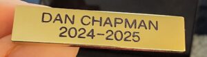 40mm Flat Fronted (No Bevel) Medal Name Bars Gold or Silver CHOOSE OPTIONS