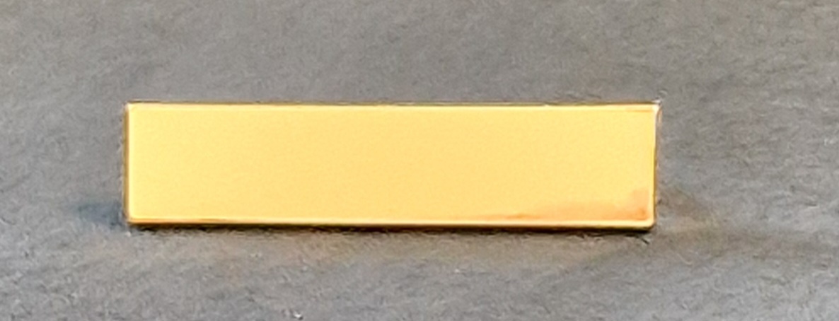40mm Flat Fronted (No Bevel) Medal Name Bars Gold or Silver CHOOSE OPTIONS - Image 4