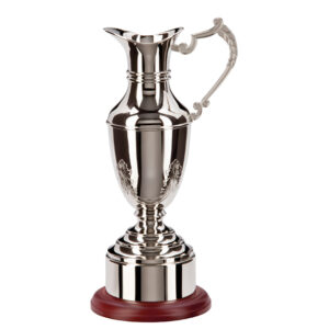 Stunning Quality Nickel Plated Claret Jug Trophy Cup